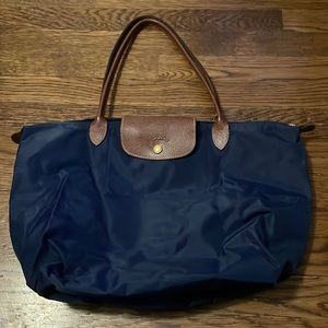 Longchamp Le Pliage Medium Bag Navy